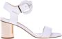 Baldinini White leather sandals - Thumbnail 1
