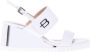 Baldinini White nappa leather sandals - Thumbnail 1