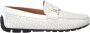 Baldinini White perforated tumbled loafer - Thumbnail 1
