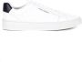 Baldinini Sneaker in white tumbled leather White Heren - Thumbnail 1
