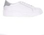 Baldinini Sneaker in black and silver calfskin White Dames - Thumbnail 1