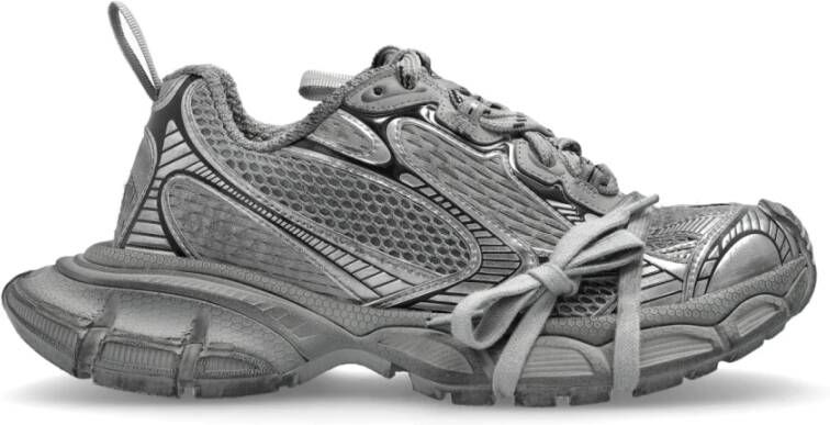 Balenciaga Sneaker van mesh en polyurethaan met used-look Gray Dames