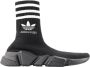Balenciaga Adidas Speed Lt Sneakers Zwart Wit Logo Zwart Dames - Thumbnail 1