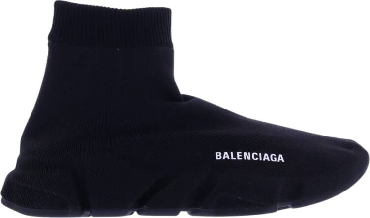 Balenciaga Alloverknit Sneakers Zwart Heren