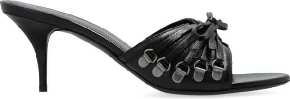 Balenciaga Hak slippers 'Cagole' Black Dames