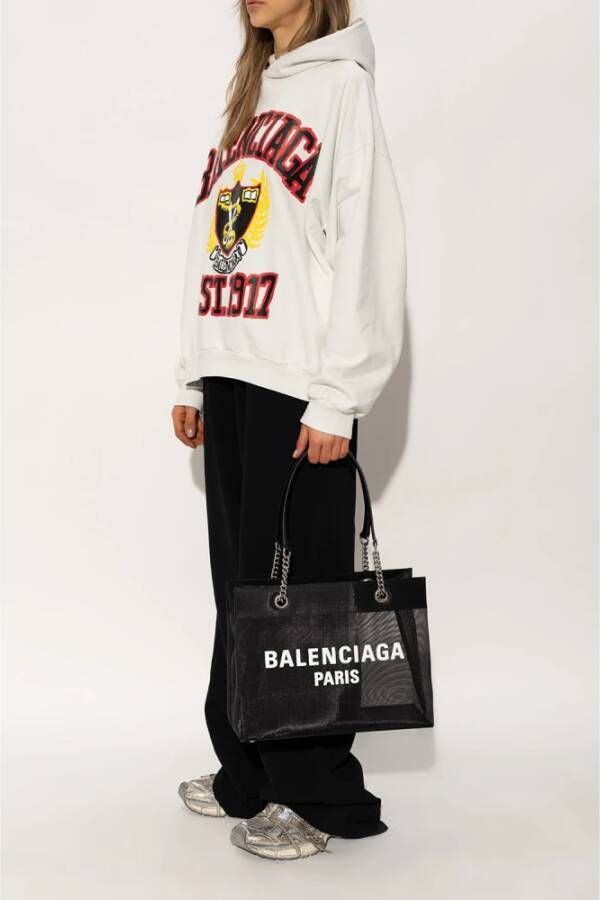 Balenciaga 3XL Mesh en Polyurethaan Sneaker Gray Dames