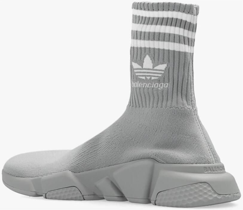 Balenciaga Adidas Speed Lt Sneakers Grijs Wit Logo Grijs Dames - Foto 2