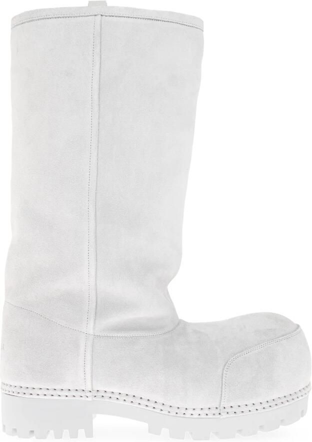 Balenciaga Alaska Fur High Boot