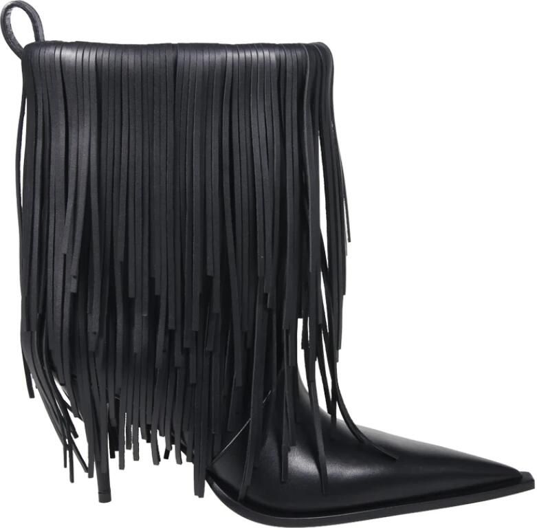 Balenciaga Avenue Fringe Bootie