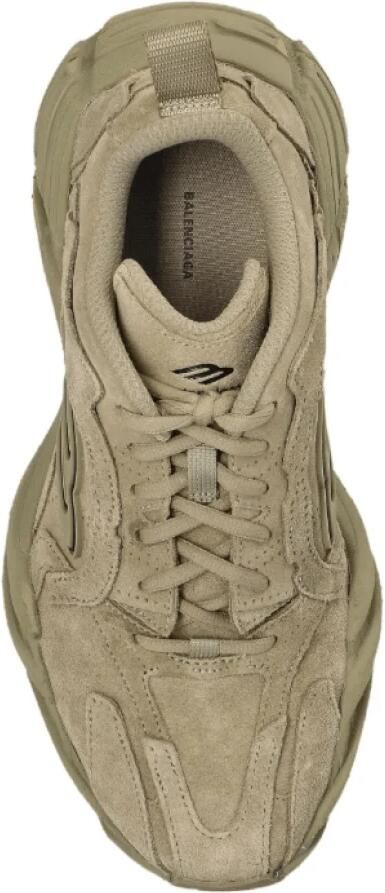 Balenciaga Beige Suède Chunky Sole Sneakers