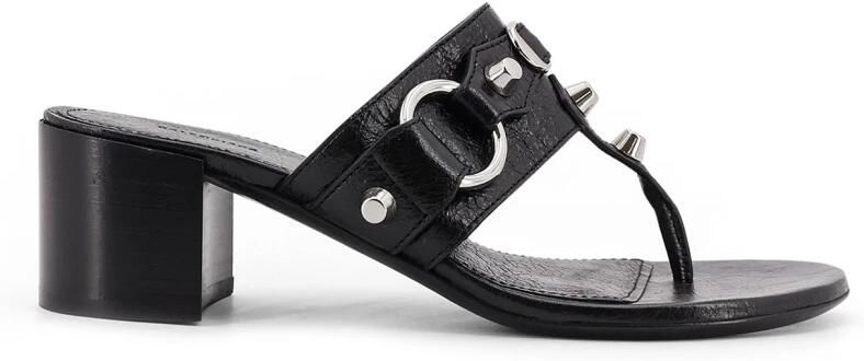 Balenciaga City Tong Leren Sandalen met Hak