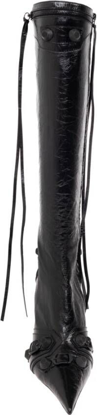 Balenciaga Boots & laarzen Cagole H90 Boots Leather Black in zwart - Foto 1