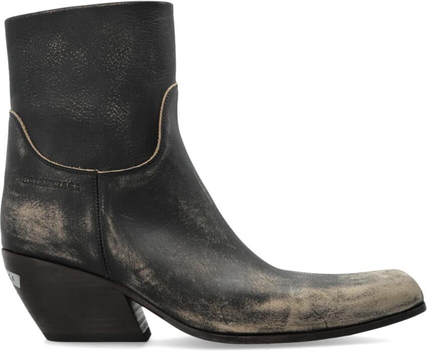 Balenciaga Memphis Enkellaarsjes met Hak