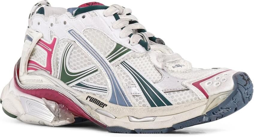 Balenciaga Mesh Sneakers met Logo Belettering