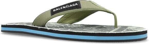 Balenciaga Slippers met logo - Foto 5