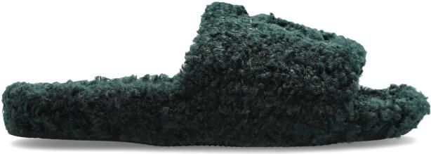 Balenciaga Slippers van imitatiebont