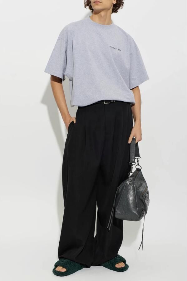 Balenciaga Slippers van imitatiebont - Foto 3