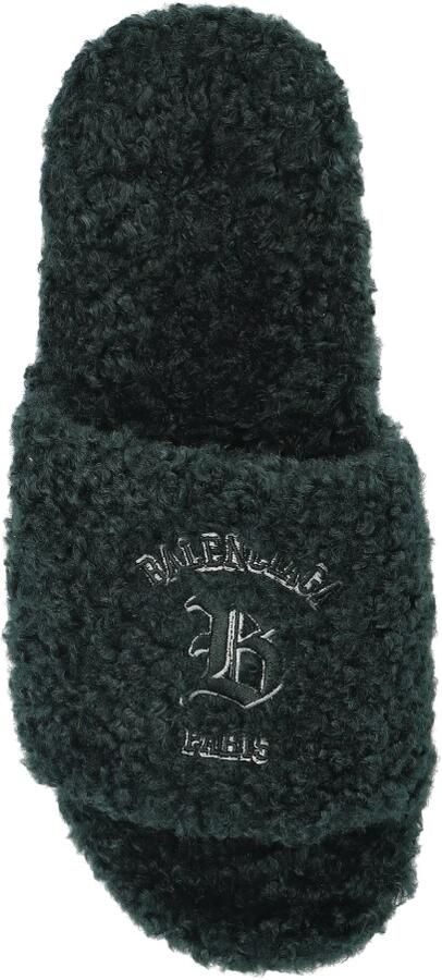 Balenciaga Slippers van imitatiebont - Foto 4