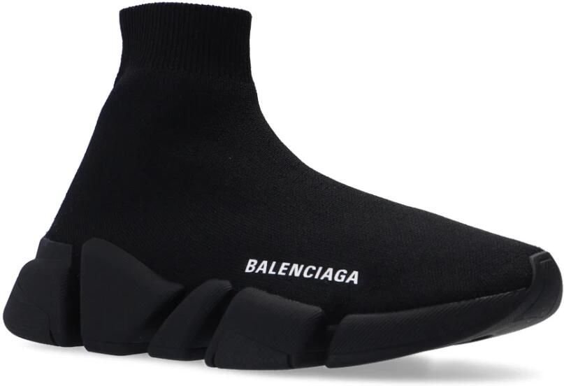 Balenciaga Speed 2.0 Recycled Knit Trainers Zwart Dames