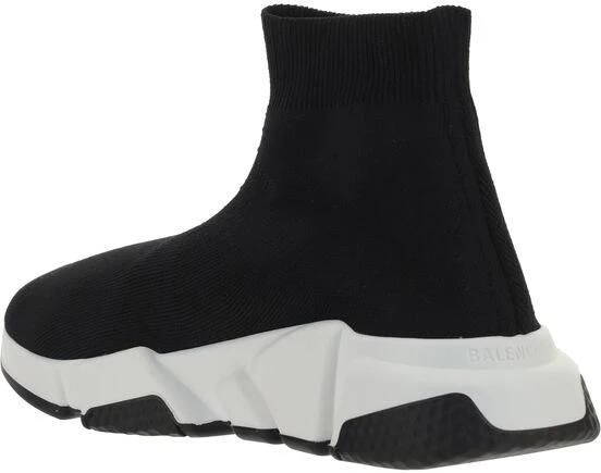 Balenciaga Zwart Witte Speed.2 Sok-Style Sneakers Black - Foto 5