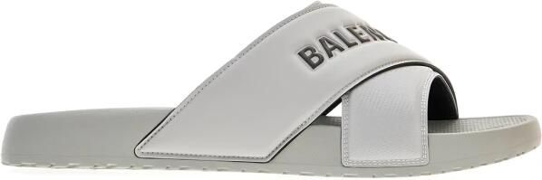 Balenciaga Sporty Pool Embossed Slides