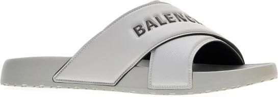 Balenciaga Sporty Pool Embossed Slides - Foto 2