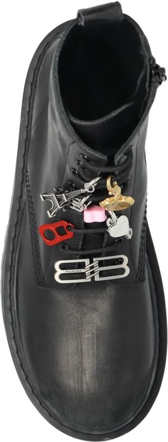 Balenciaga Strike Leather Platform Boots - Foto 2