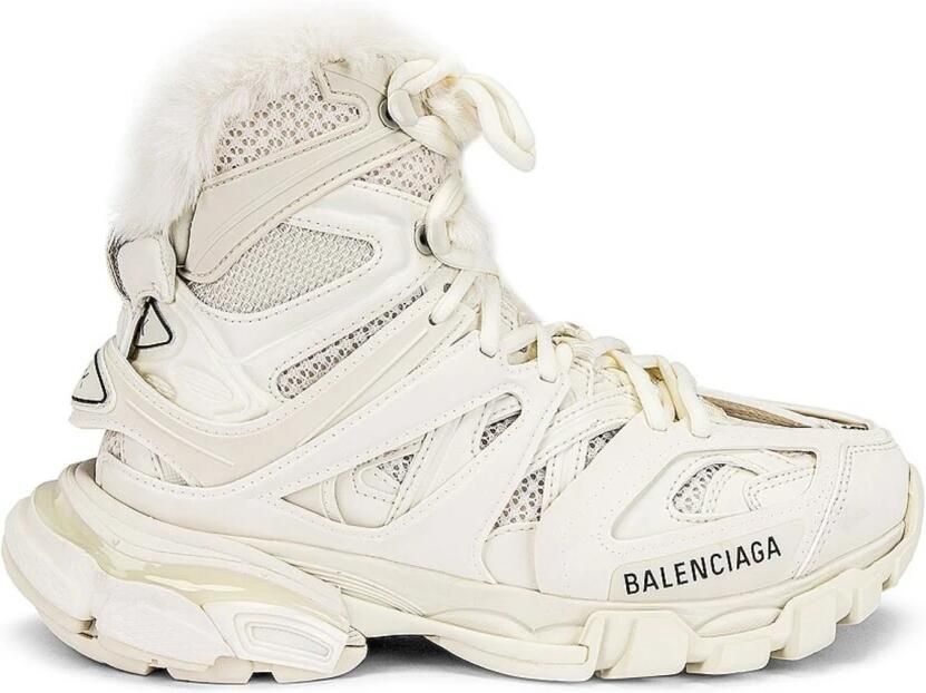 Balenciaga Track Hike Fur Sneaker Boots