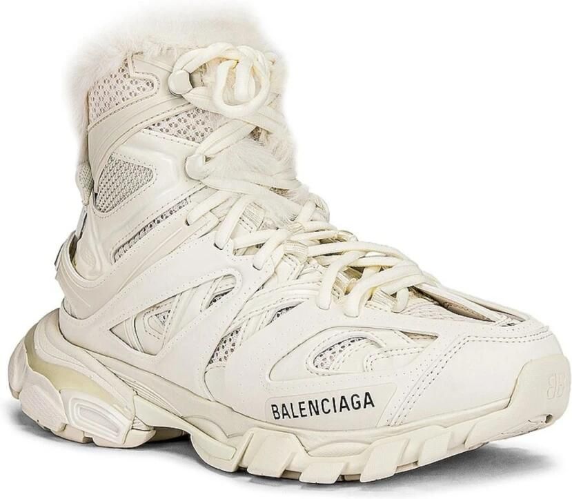 Balenciaga Track Hike Fur Sneaker Boots - Foto 2