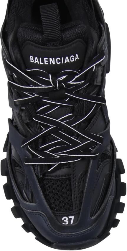 Balenciaga Zwarte Track Sneakers met Retro Gevoel Black Dames