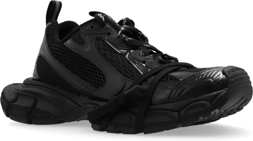 Balenciaga Zwarte Mesh Sneakers met Metallic Effect Black Dames - Foto 5