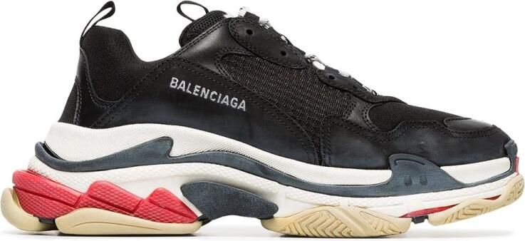 Balenciaga Triple S Lage Sneakers Black Heren - Foto 2