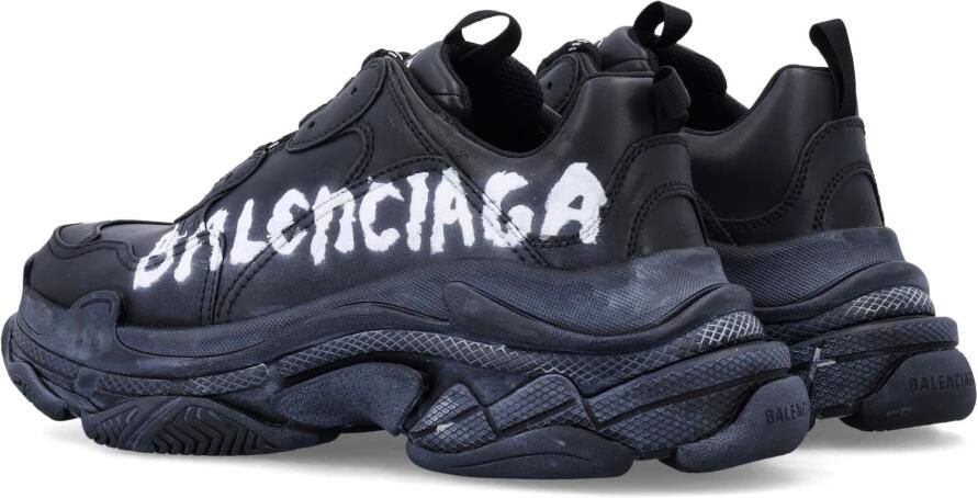 Balenciaga Triple S Paint Logo Sneakers - Foto 2