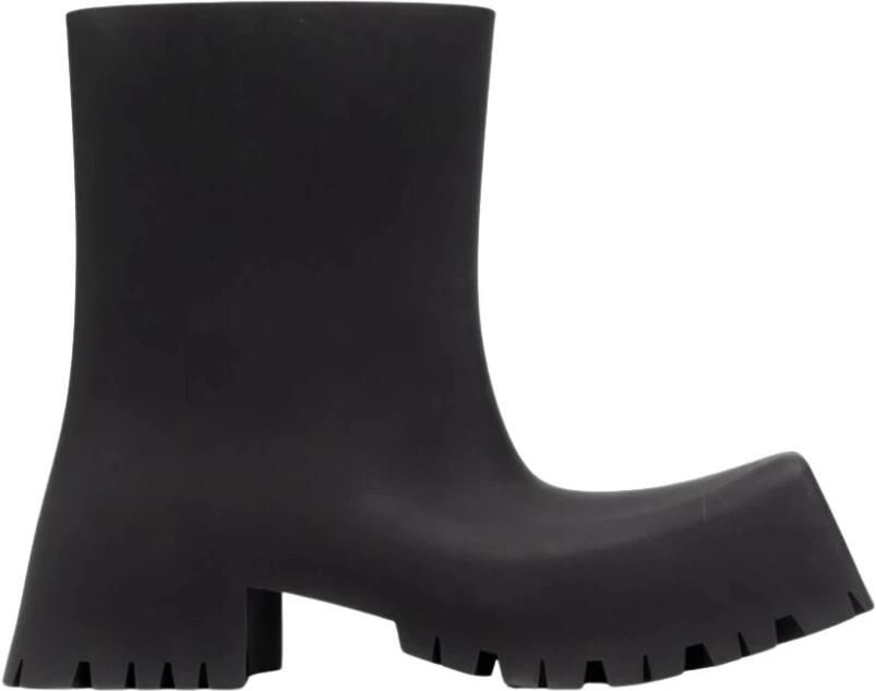 Balenciaga Trooper Boots in Black Rubber Zwart Dames - Foto 2