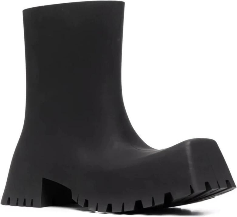 Balenciaga Trooper Boots in Black Rubber Zwart Dames - Foto 2