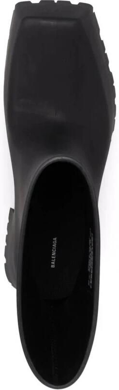 Balenciaga Trooper Boots in Black Rubber Zwart Dames - Foto 6