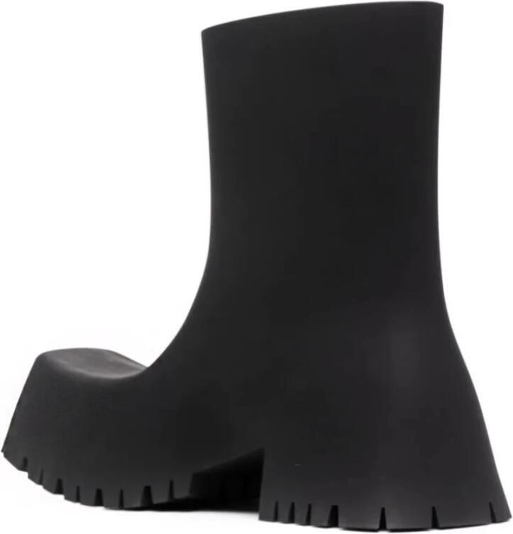 Balenciaga Trooper Boots in Black Rubber Zwart Dames - Foto 3