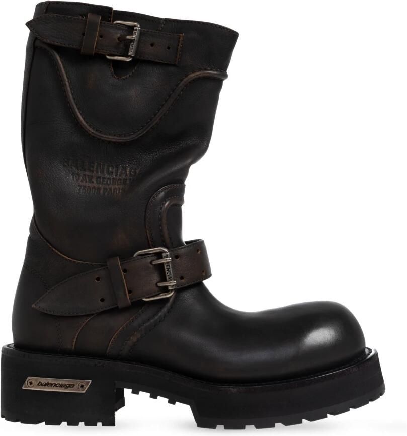 Balenciaga Venom Leather Boots - Foto 2