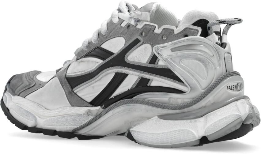 Balenciaga Nylon Runner Sneakers Grijs Gray Dames - Foto 4