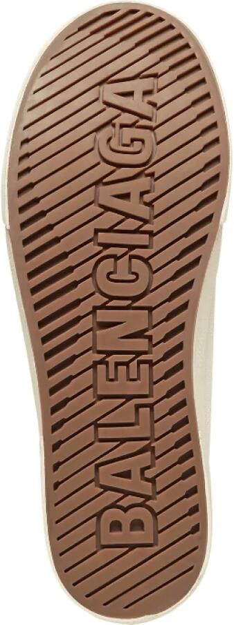 Balenciaga Witte lage sneaker vernietigd katoen - Foto 2