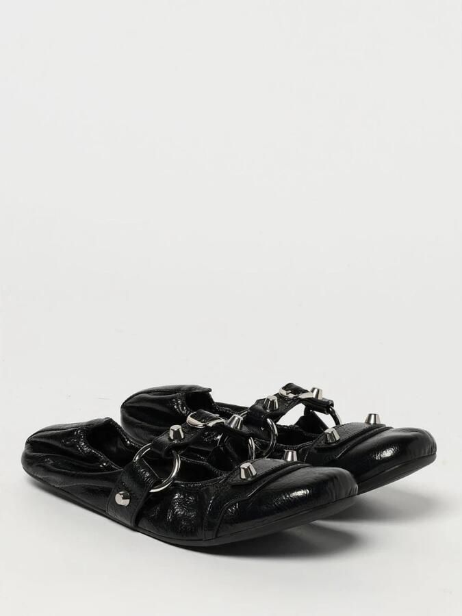 Balenciaga Zwarte sandalen met hak gespdetail