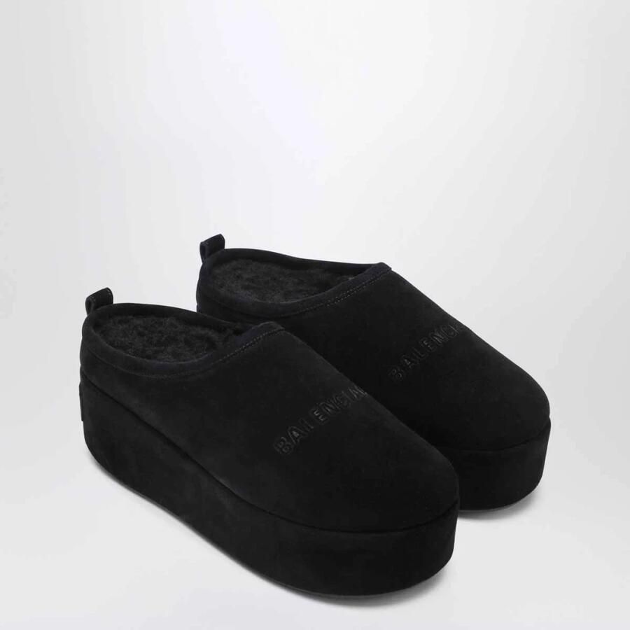 Balenciaga Zwarte Slide Sandalen Alaska Stijl - Foto 2