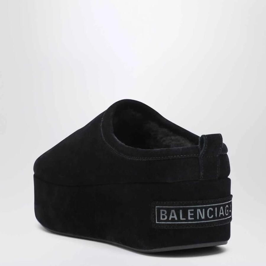 Balenciaga Zwarte Slide Sandalen Alaska Stijl - Foto 4