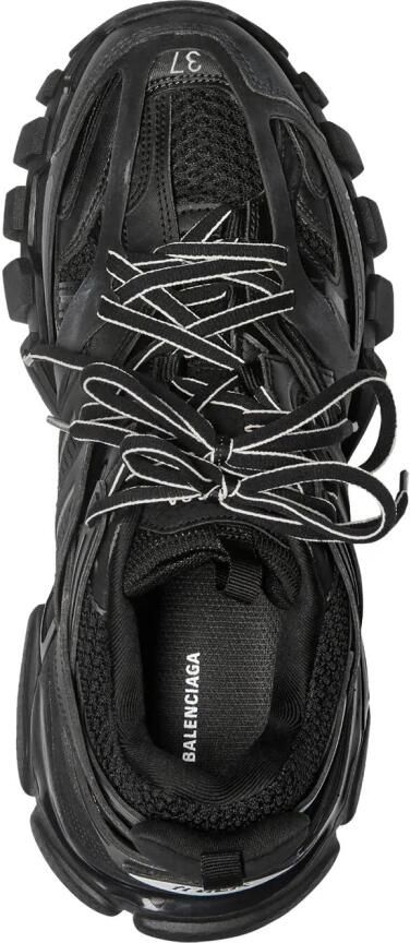 Balenciaga Zwarte Track Sneaker met Innovatief Design
