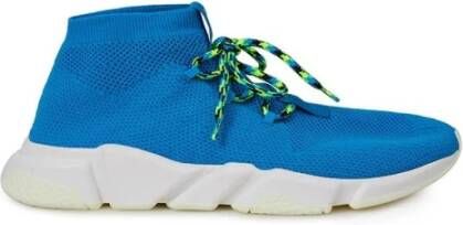 Balenciaga Blauwe Katoenen Sneakers voor nen Blue