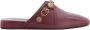 Balenciaga Bordeaux Leren Muiltjes - Thumbnail 1