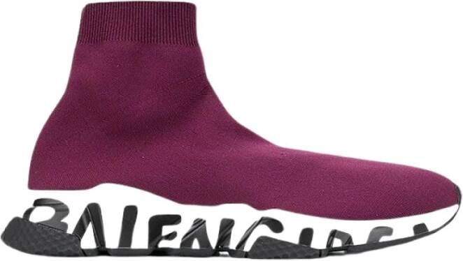 Balenciaga Bordeaux Slip-On Sneaker Red Dames