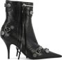 Balenciaga Cagole 90 Enkellaarzen Black Dames - Thumbnail 7