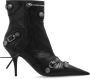 Balenciaga Cagole 90 Enkellaarzen Black Dames - Thumbnail 1