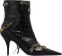Balenciaga Cagole heeled ankle boots Zwart Dames - Thumbnail 1